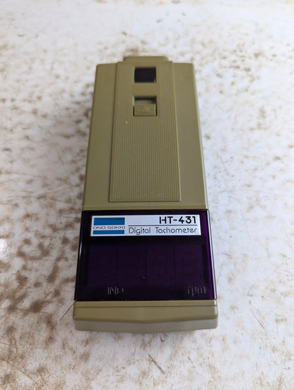 Ono Sokki HT-431 Digital Hand Tachometer - tested