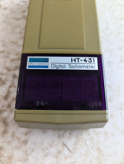 Ono Sokki HT-431 Digital Hand Tachometer - tested