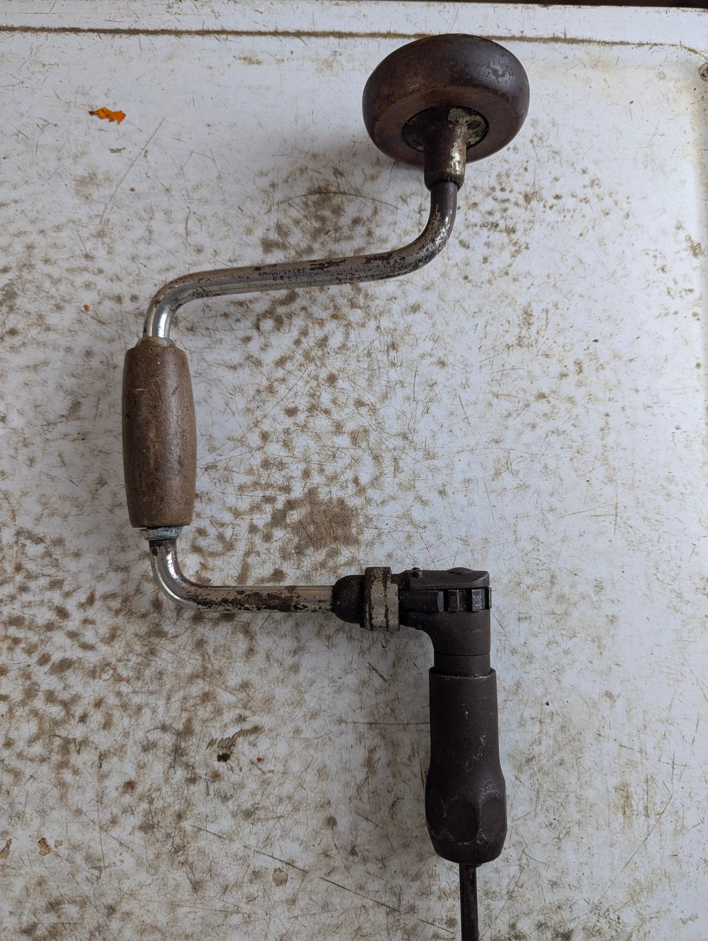 Vintage Hand Brace Manual Drill Tool
