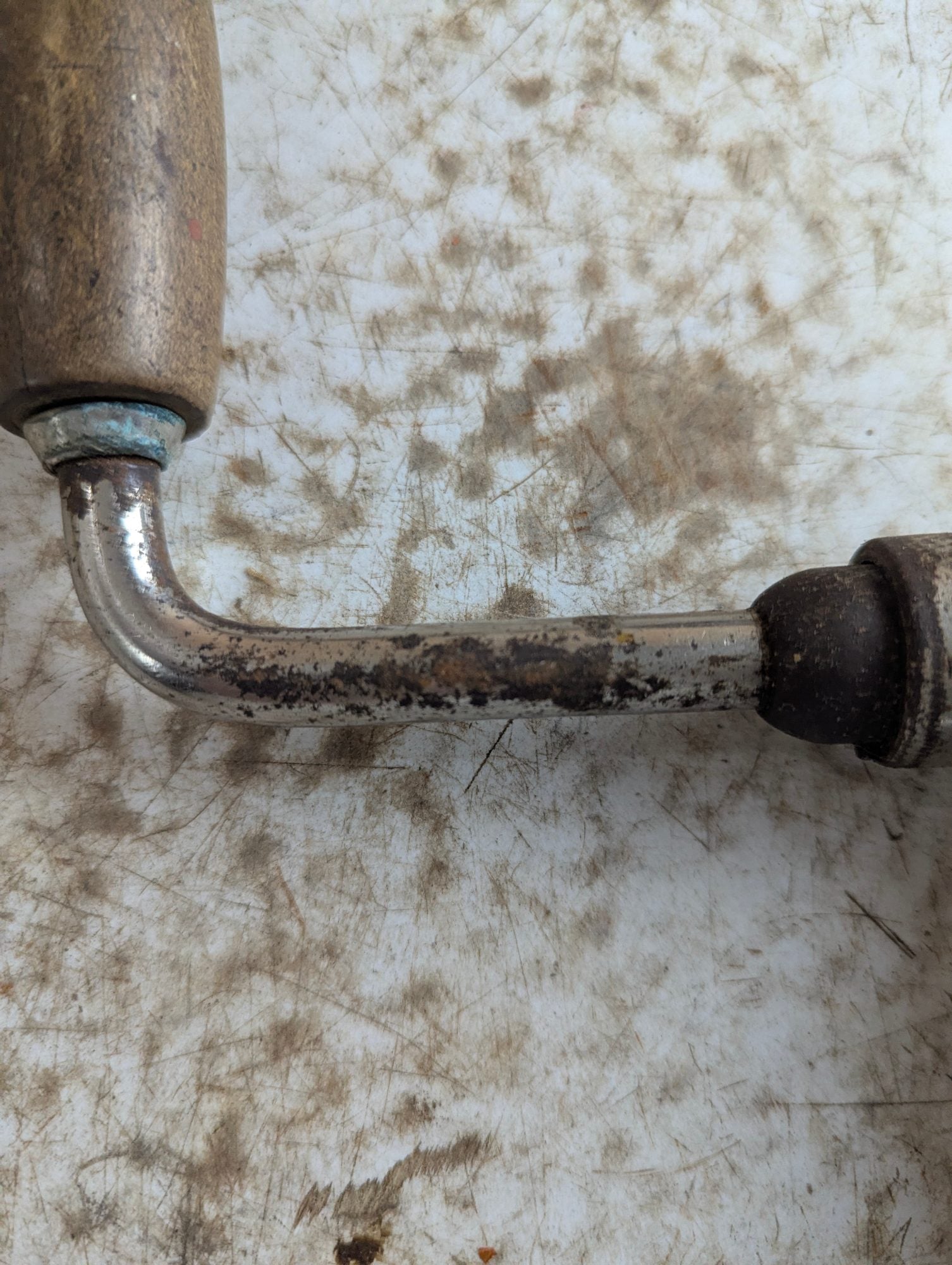 Vintage Hand Brace Manual Drill Tool