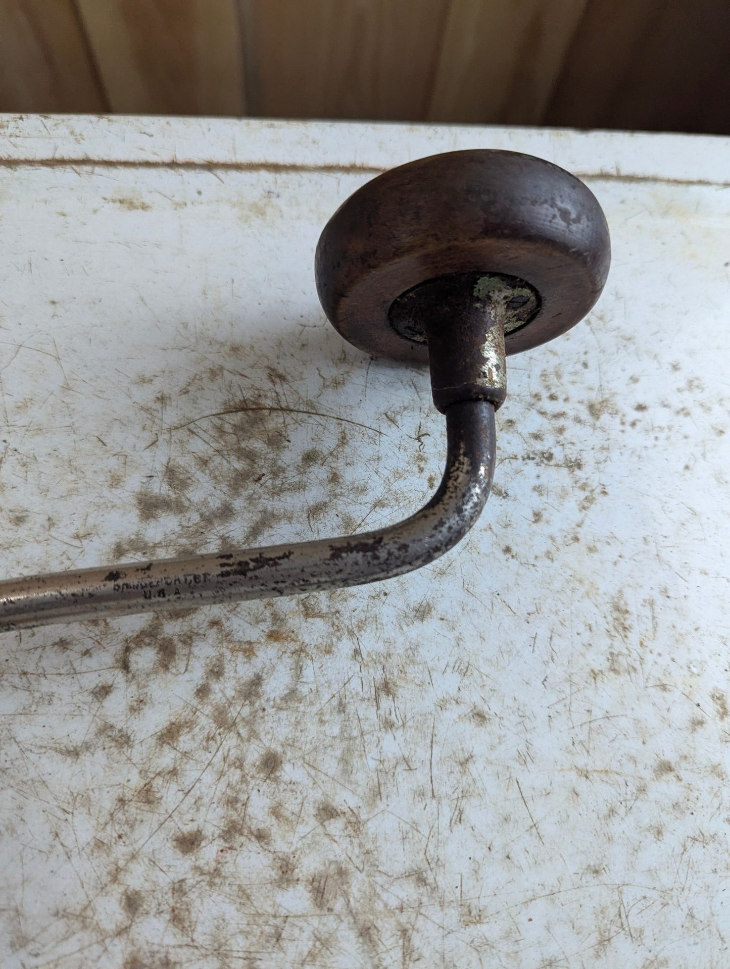 Vintage Hand Brace Manual Drill Tool