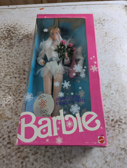 1987 Calgary Olympics Skating Star Mattel 4547 Barbie Doll NRFB