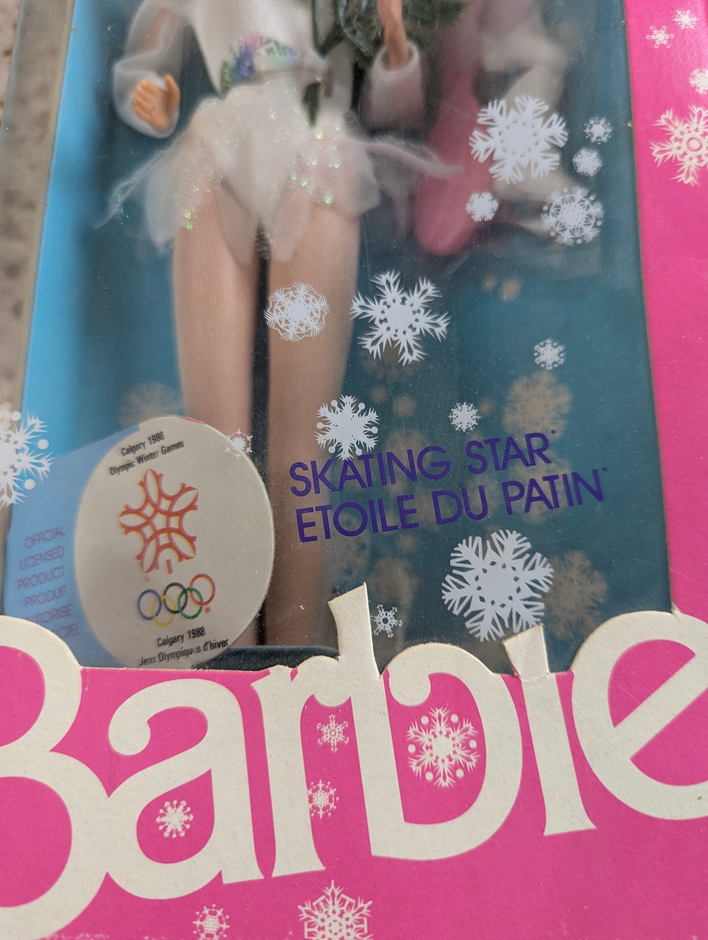 1987 Calgary Olympics Skating Star Mattel 4547 Barbie Doll NRFB