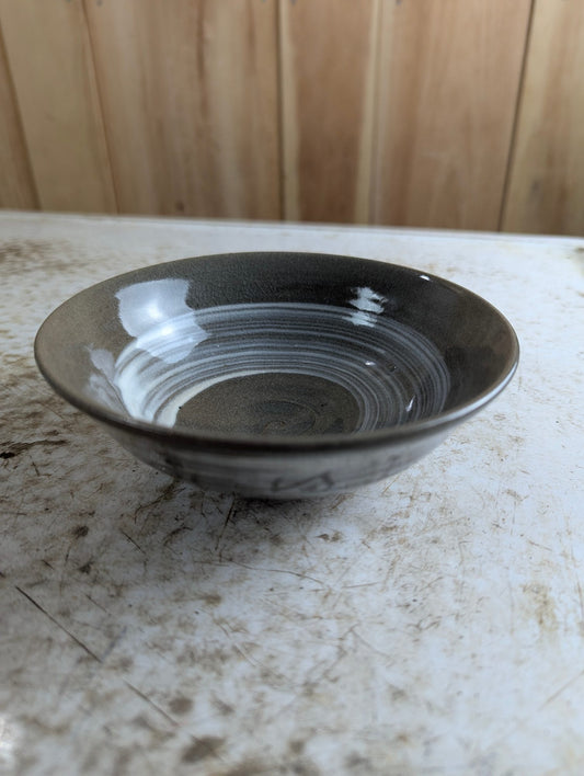 Handmade Japanese Style Hakeme Brushstroke Bowl