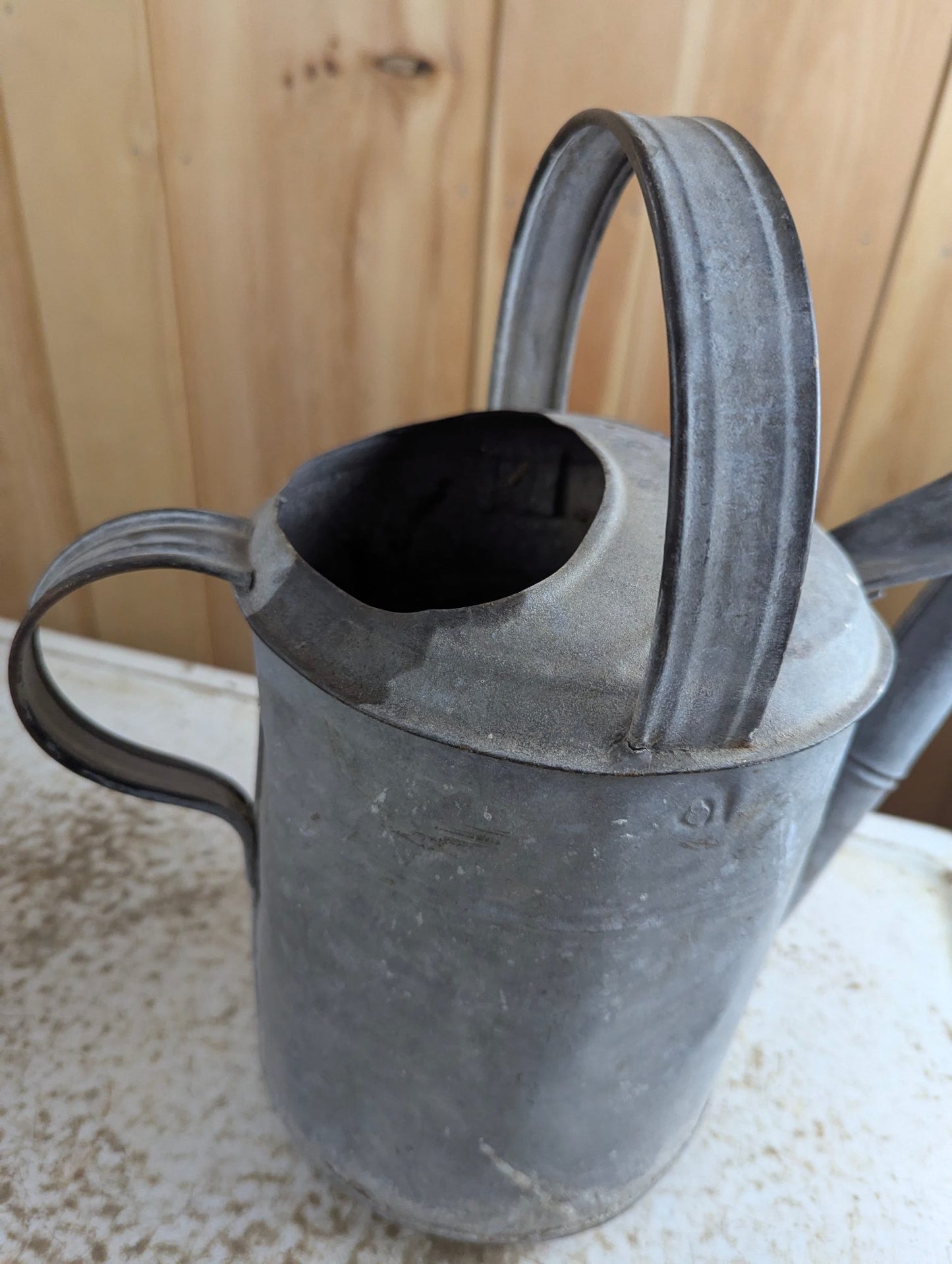 Vintage Galvanized Watering Can
