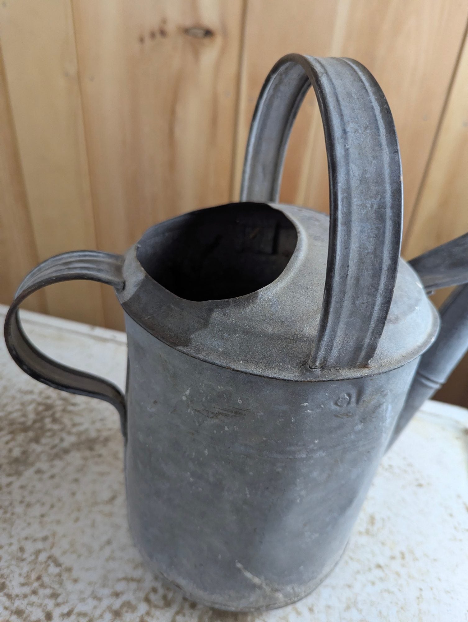Vintage Galvanized Watering Can
