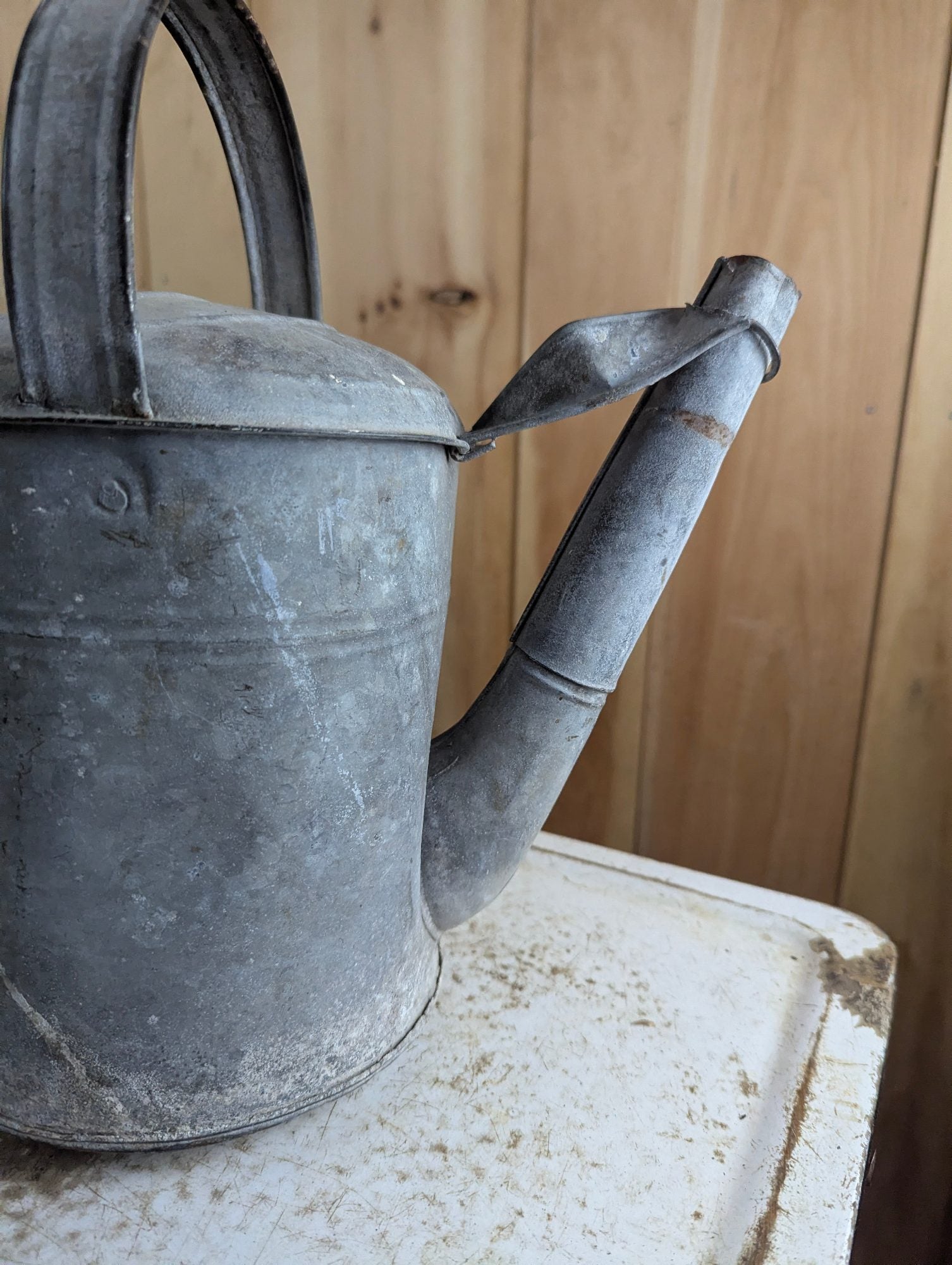 Vintage Galvanized Watering Can