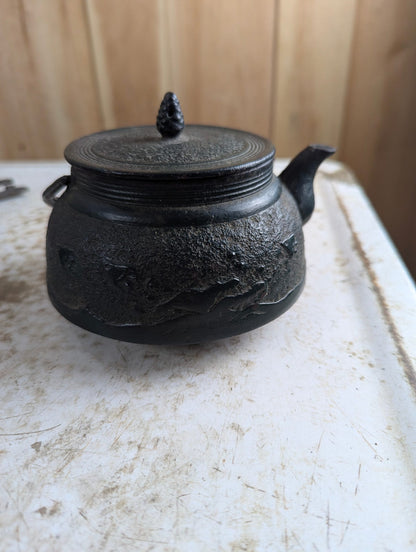 Vintage Japanese Cast Iron Teapot