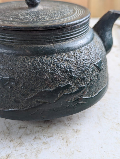 Vintage Japanese Cast Iron Teapot
