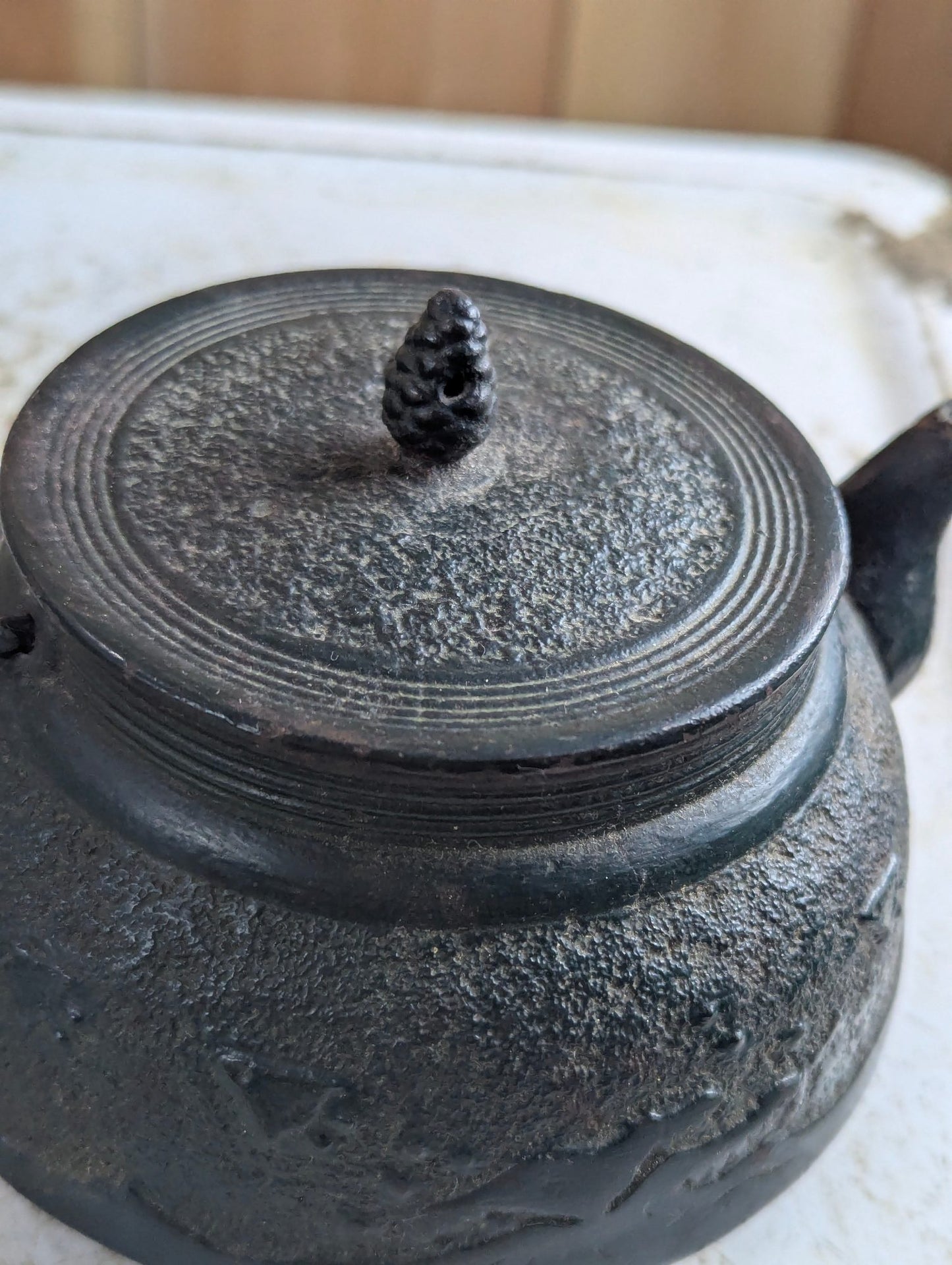 Vintage Japanese Cast Iron Teapot