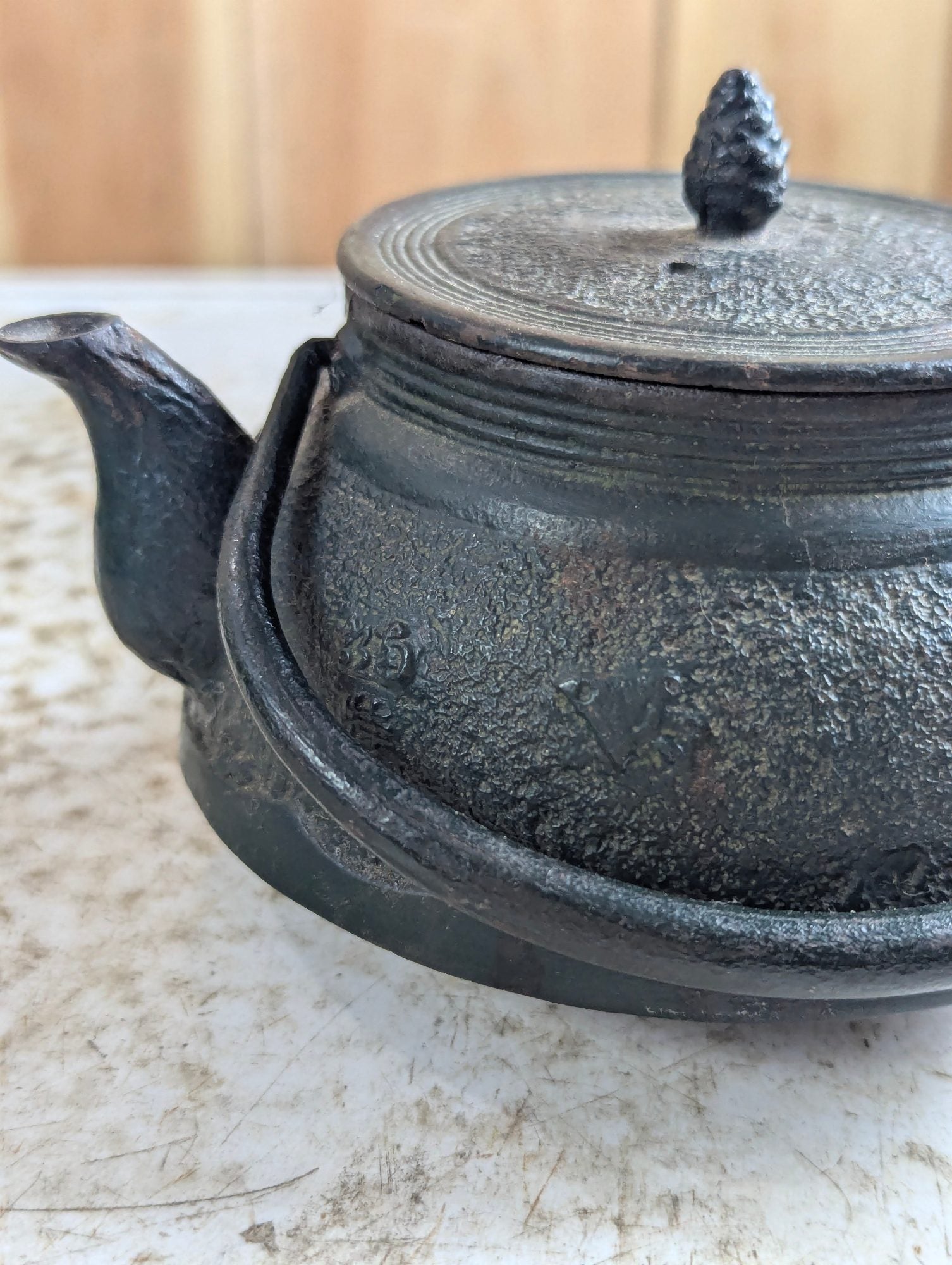 Vintage Japanese Cast Iron Teapot