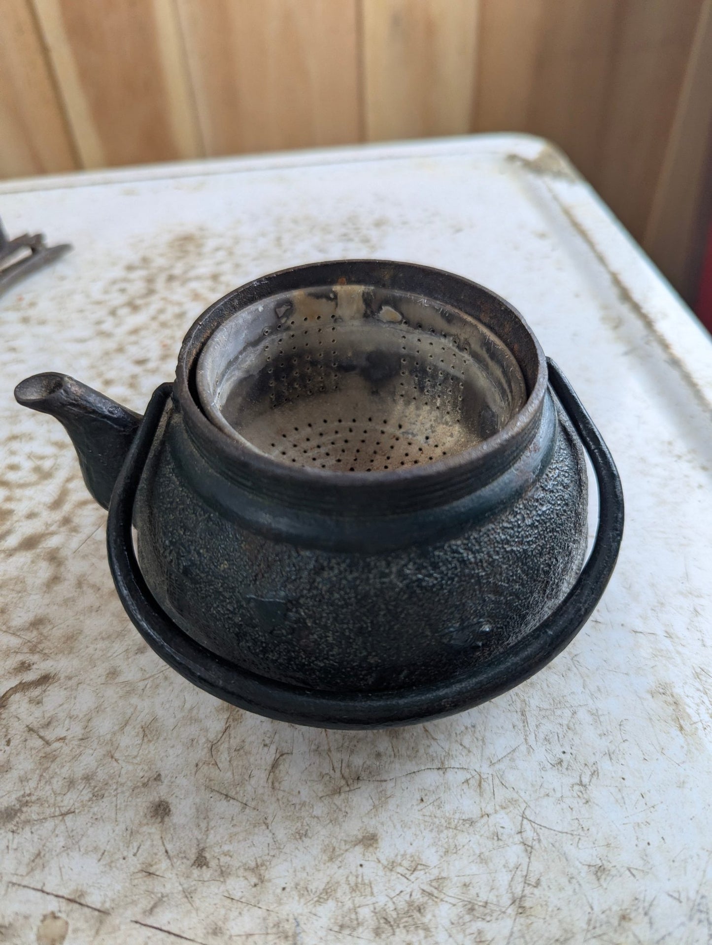 Vintage Japanese Cast Iron Teapot