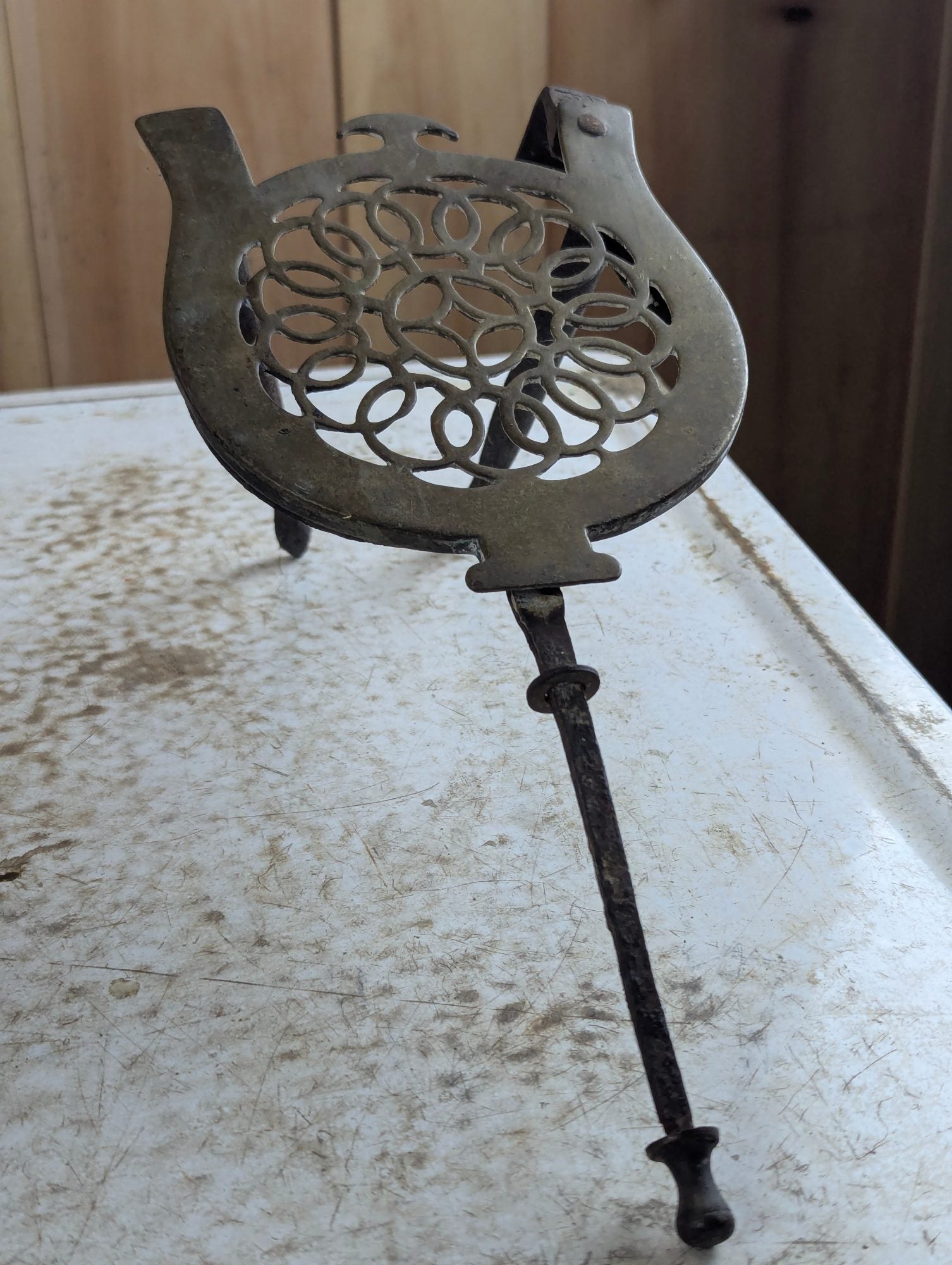 19th Century Fireplace Hearth Trivet Pot Stand