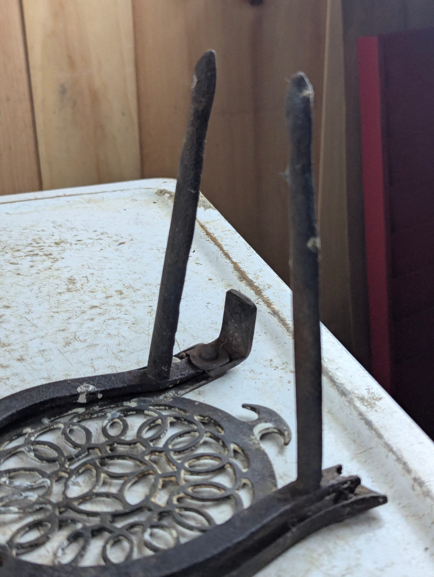 19th Century Fireplace Hearth Trivet Pot Stand