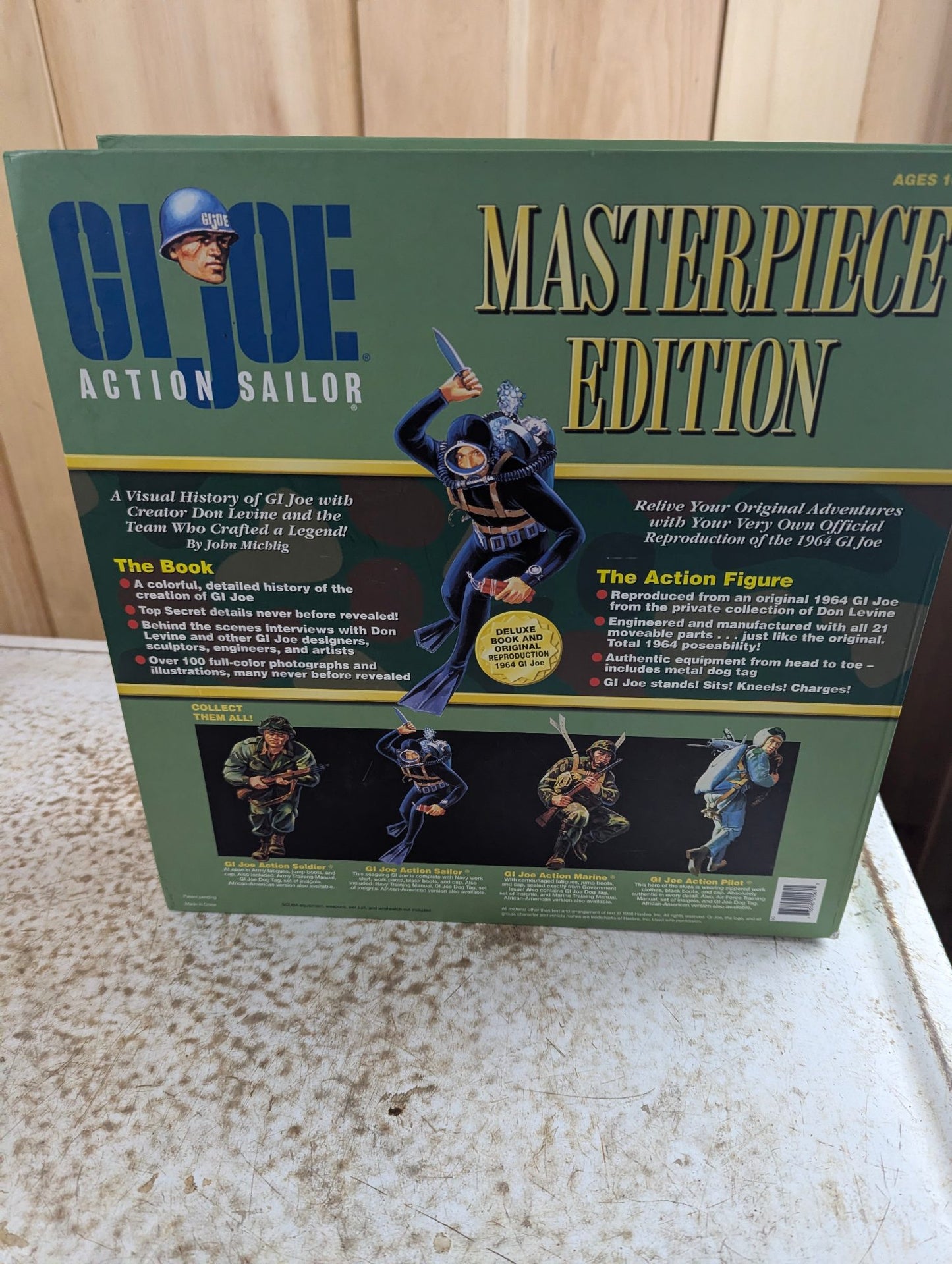 1996 Hasbro G.I. Joe Action Sailor Masterpiece Edition Complete New in Box
