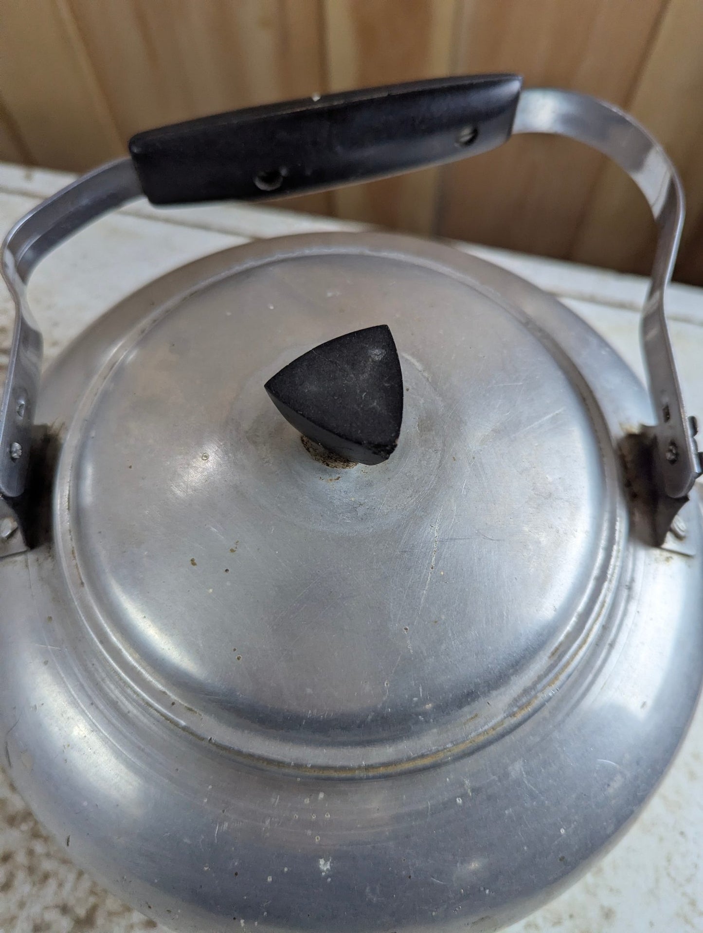 Vintage Aluminum Tea Kettle