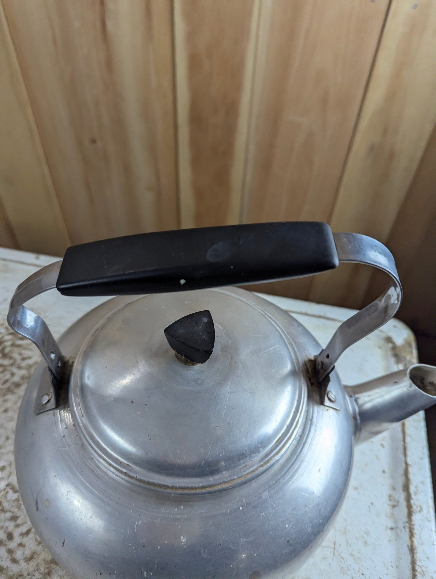 Vintage Aluminum Tea Kettle