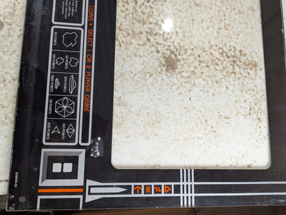 Original Atari Asteroids Deluxe Arcade Machine Plexi Bezel 23.75" x 18"