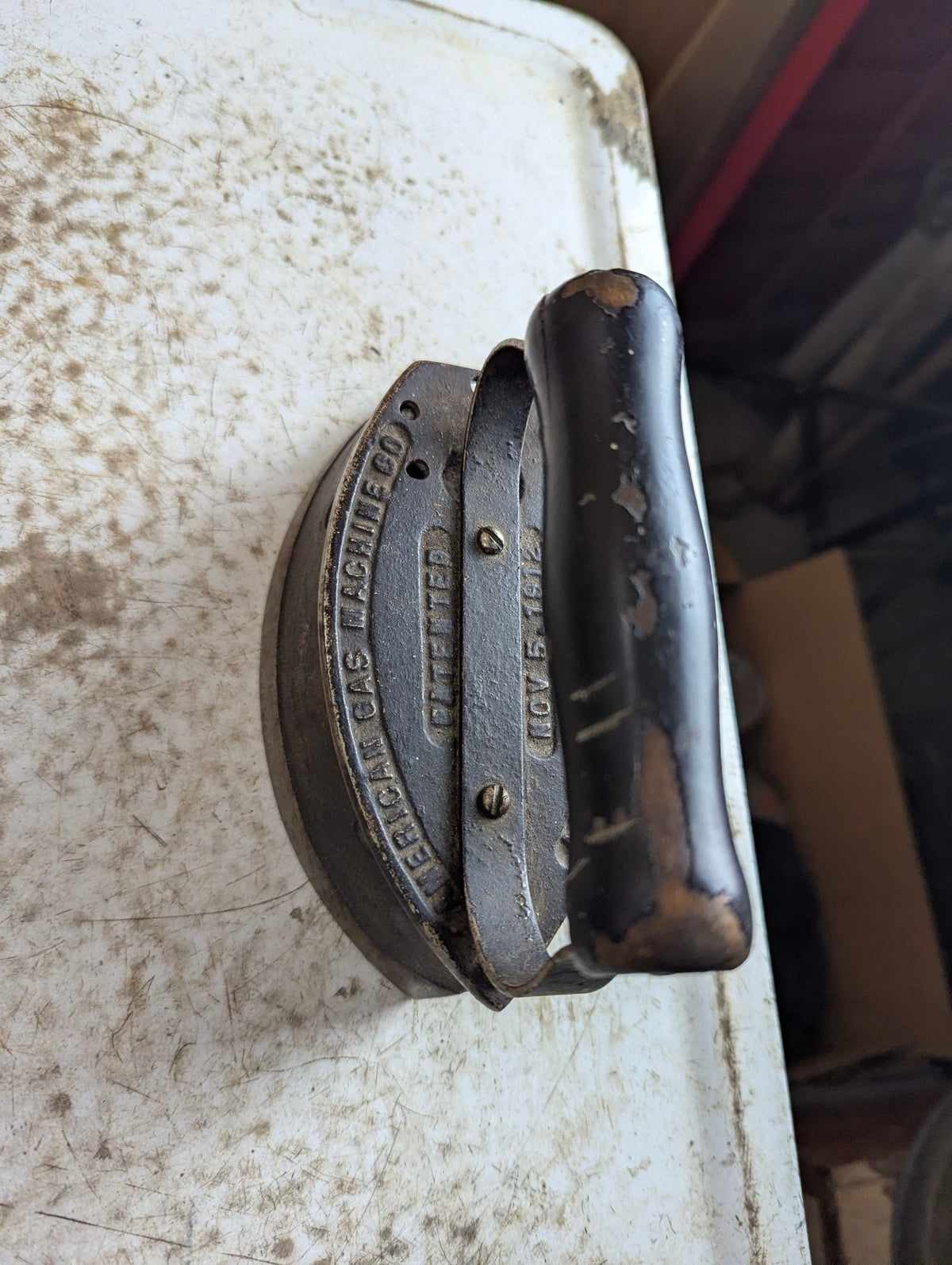 Antique American Gas Machine Co. Sad Iron