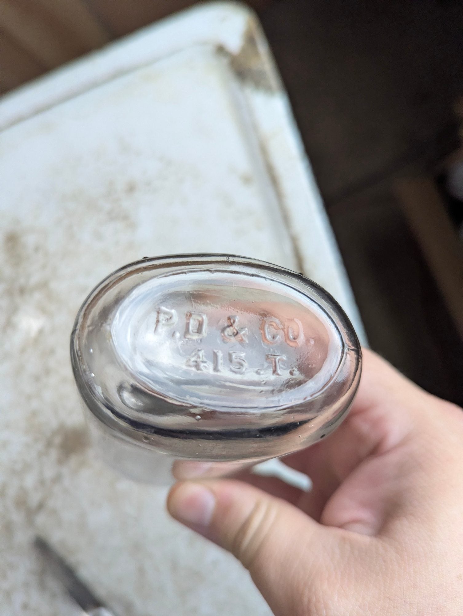 Antique Parke, Davis & Co. Medicine Flask