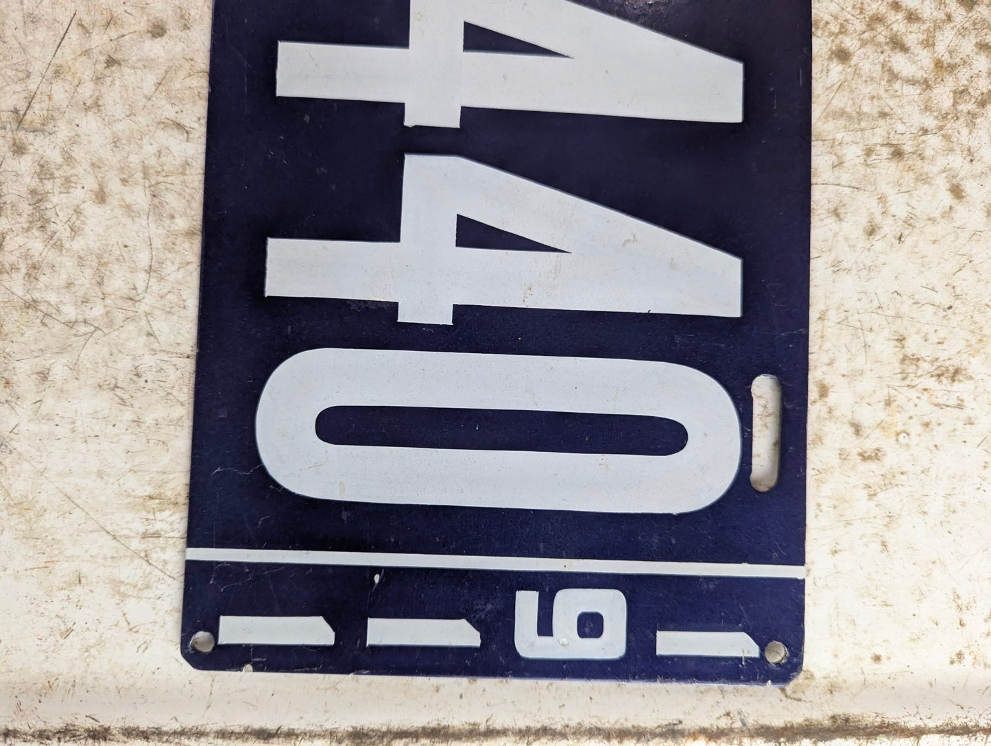Reproduction 1911 Ontario Vehicle License Plate