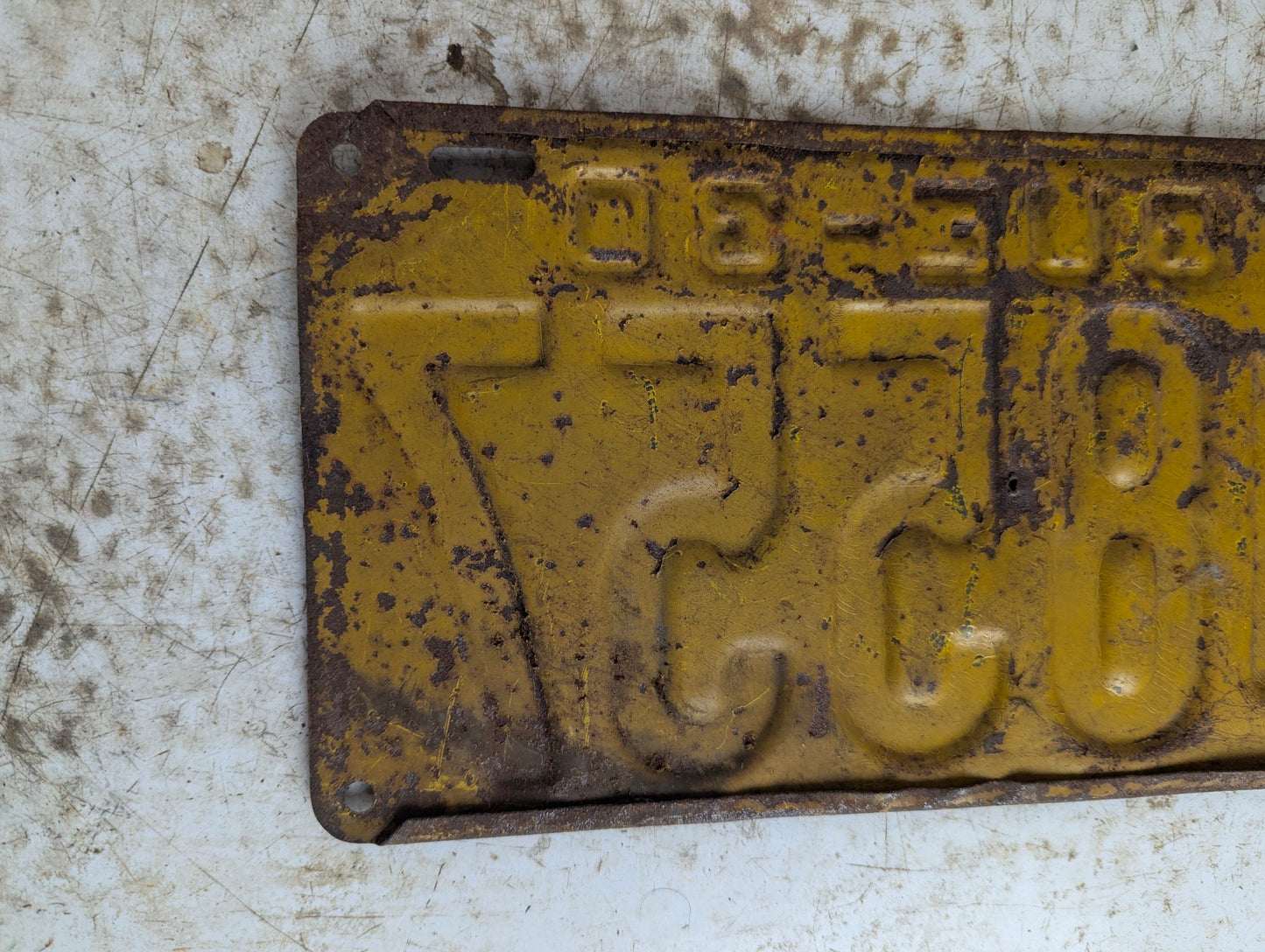 1930 Quebec Commercial Vehicle License Plate