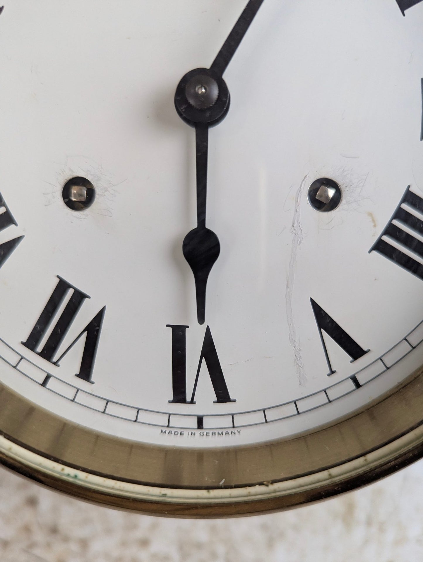 1950s 6" German Mariner Ship's Bell Clock