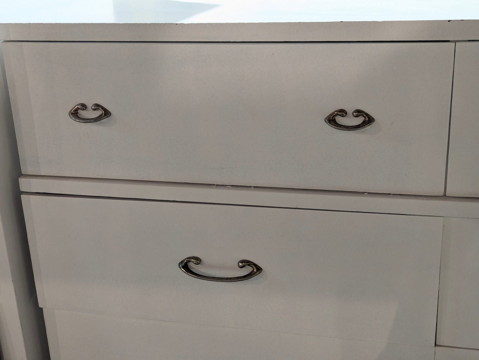 Mid-Centry Modern 6 Drawer Dresser 44" x 17" x 30"H
