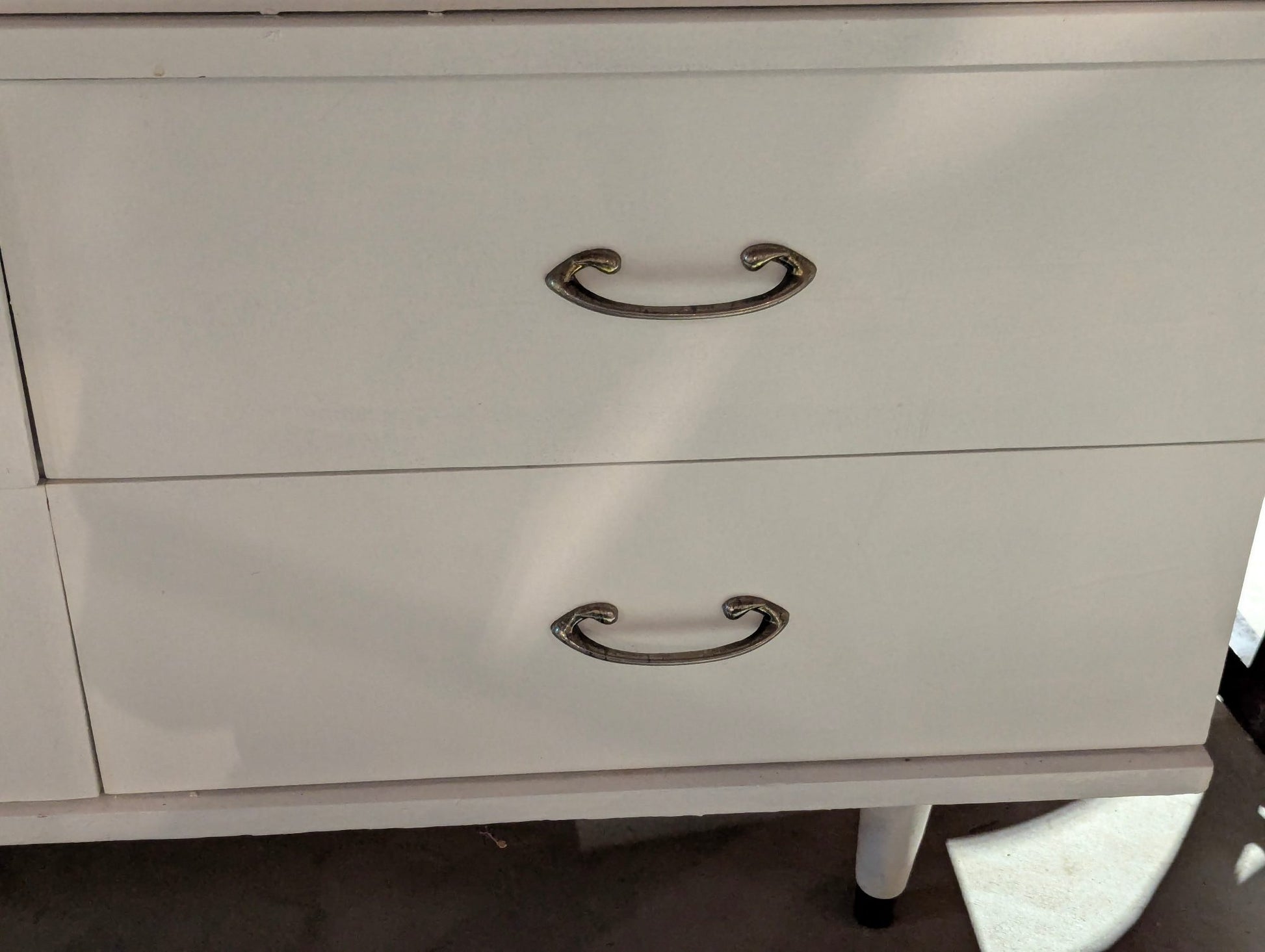 Mid-Centry Modern 6 Drawer Dresser 44" x 17" x 30"H