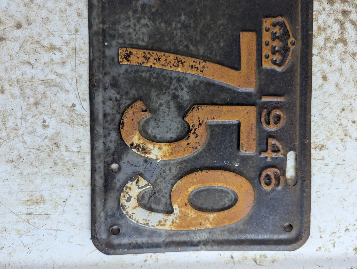 1946 Ontario Passenger Vehicle License Plate '9L759'