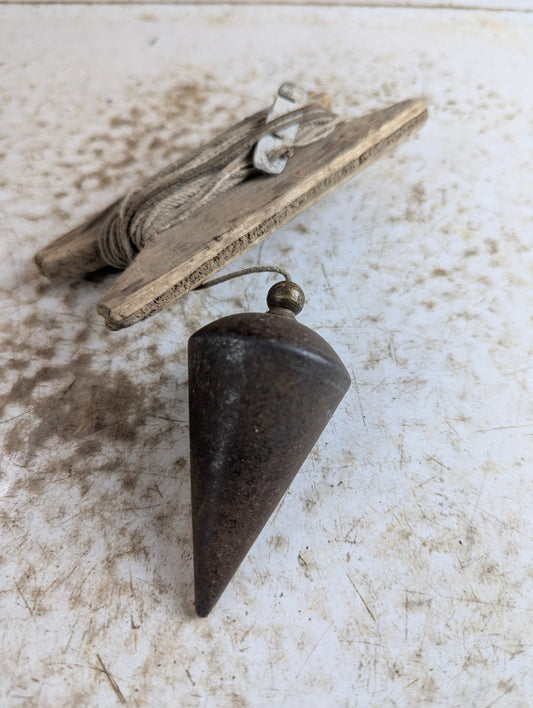 Vintage German Metal Plumb Bob