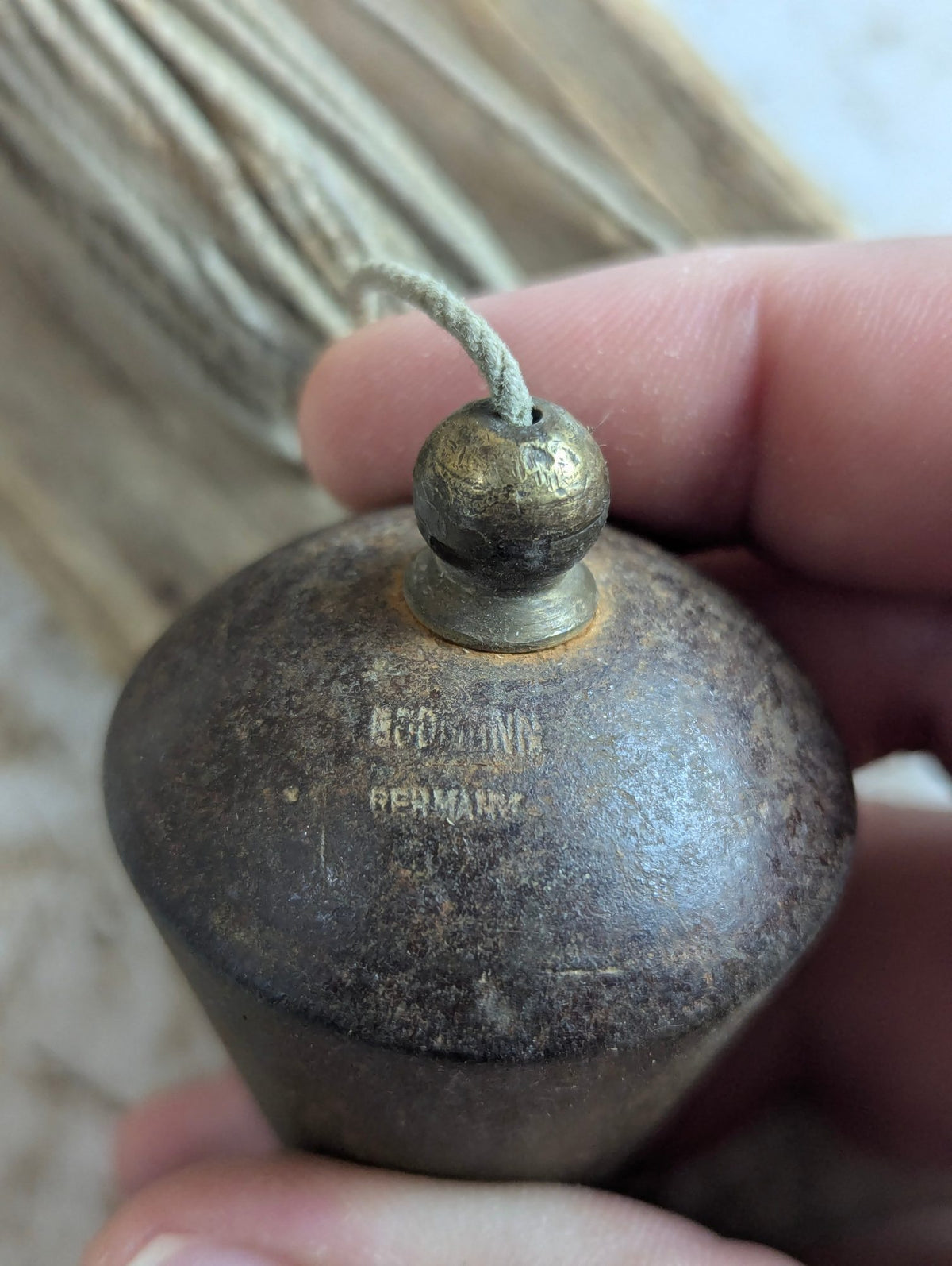 Vintage German Metal Plumb Bob