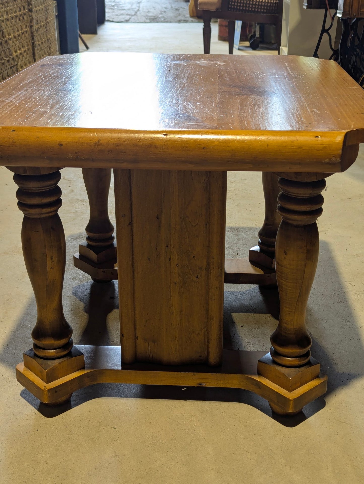 Pine End Table 28" x 24" x 19"H