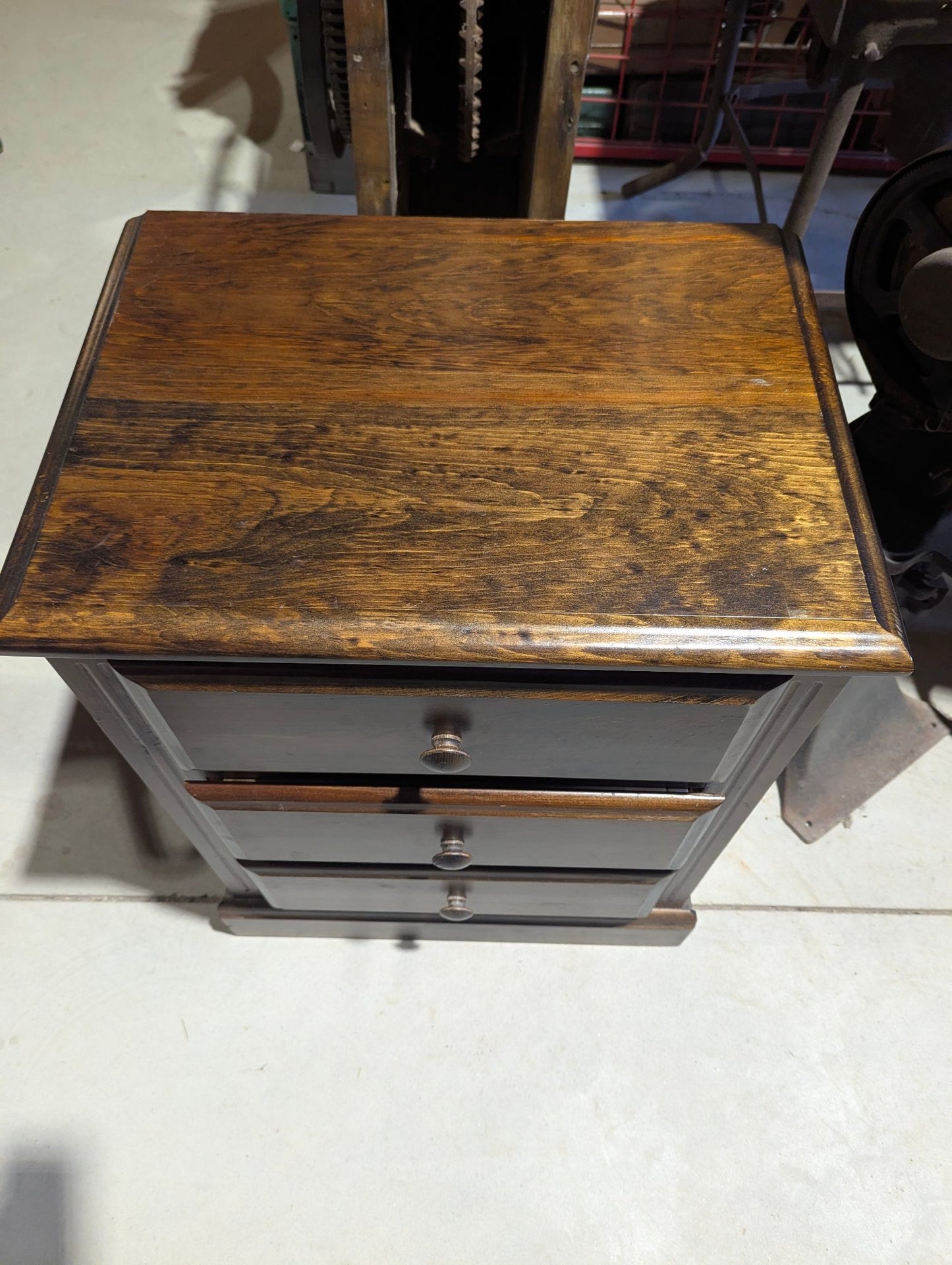 Small Pine 3 Drawer Dresser 24" x 17" x 31"H