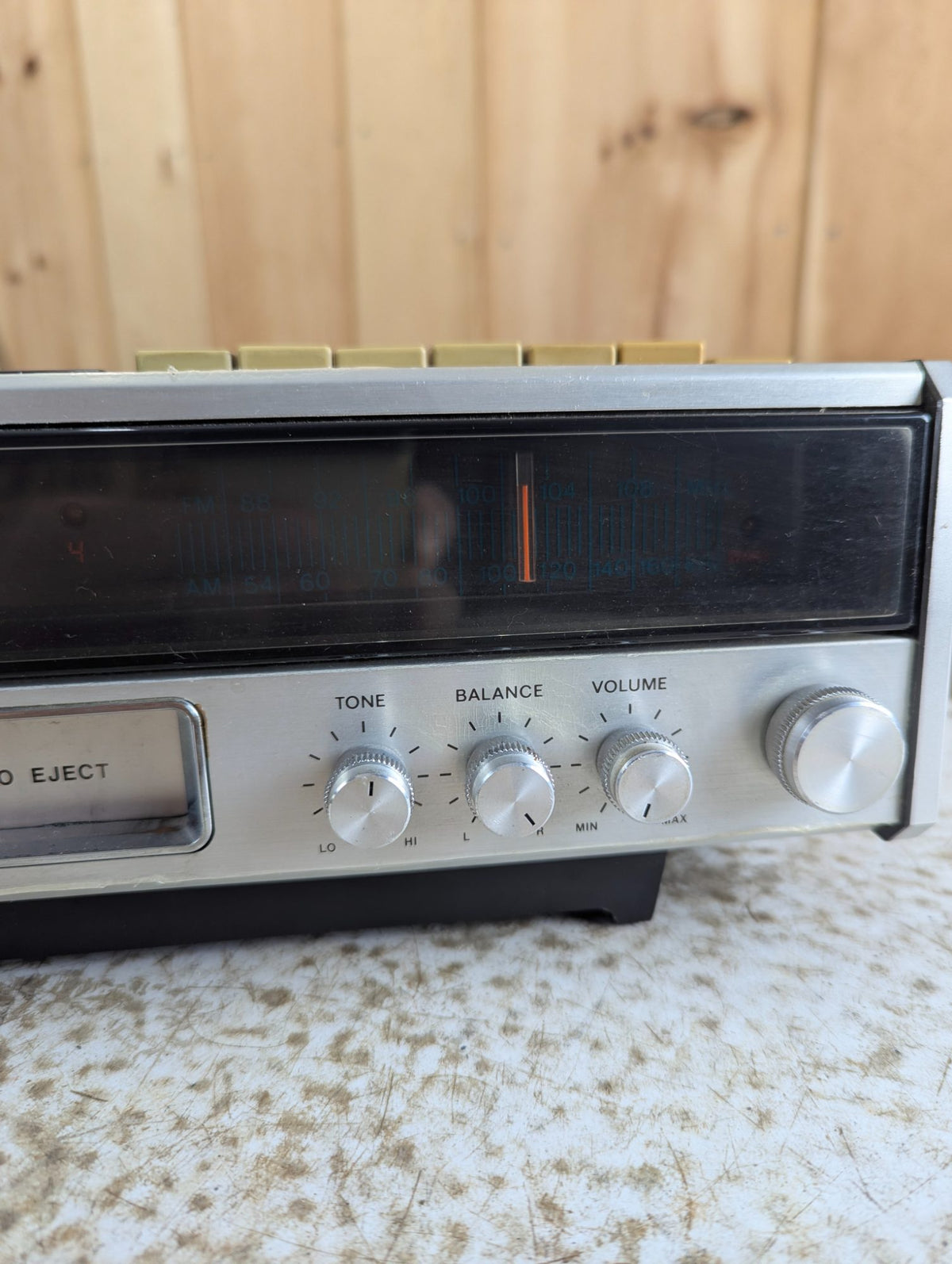 Vintage Yorx AM/FM Stereo 8-Track Digital Clock Radio- Tested Working