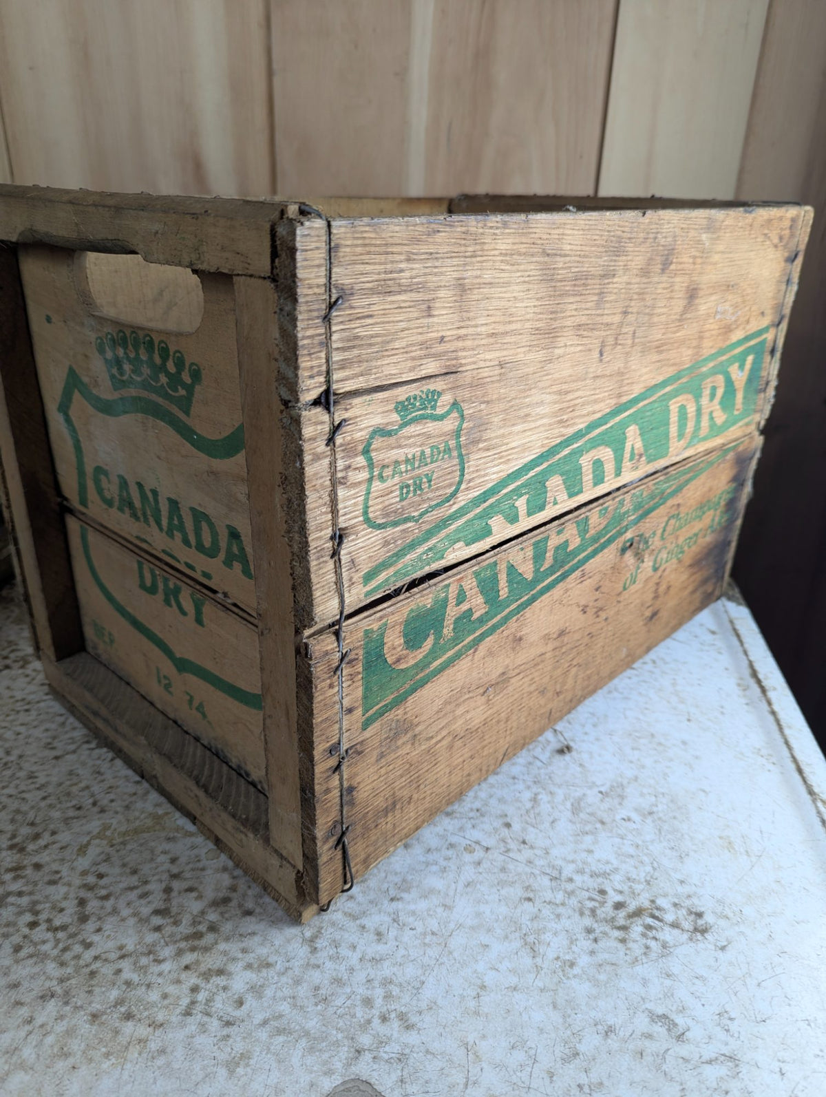 1974 Canada Dry Crate