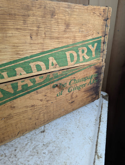 1974 Canada Dry Crate