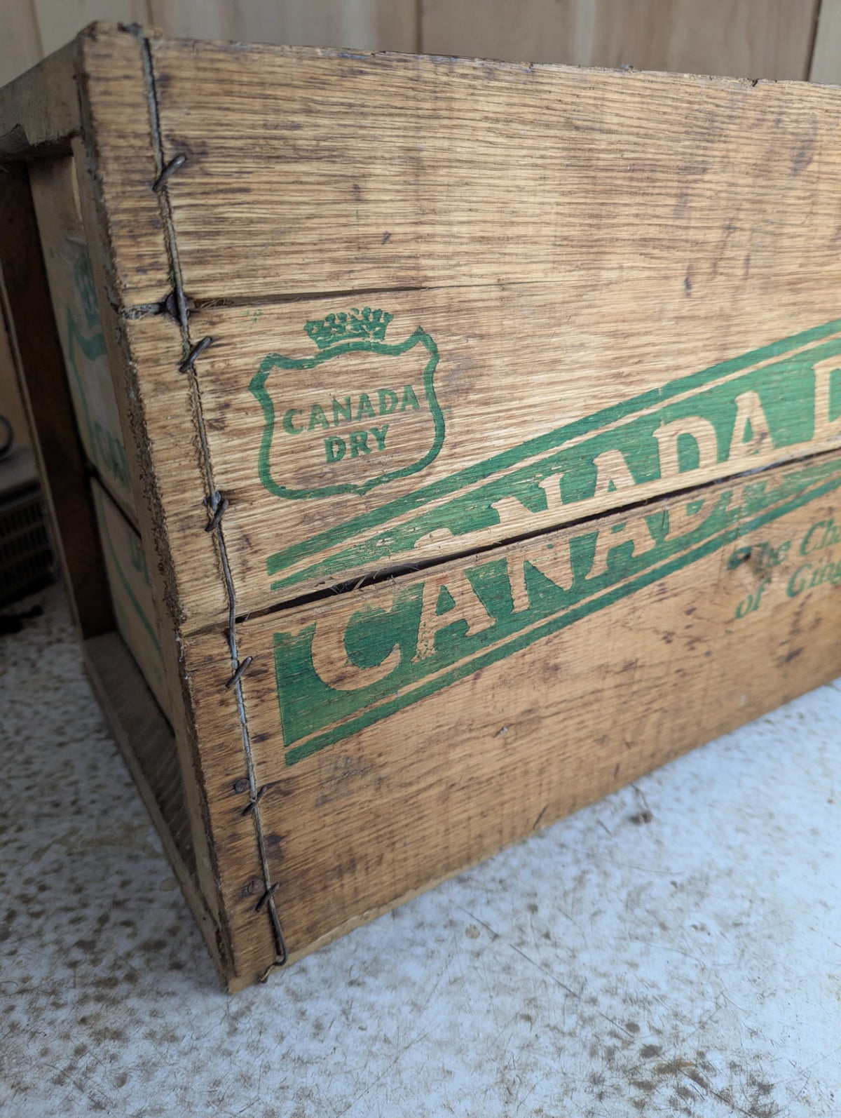1974 Canada Dry Crate