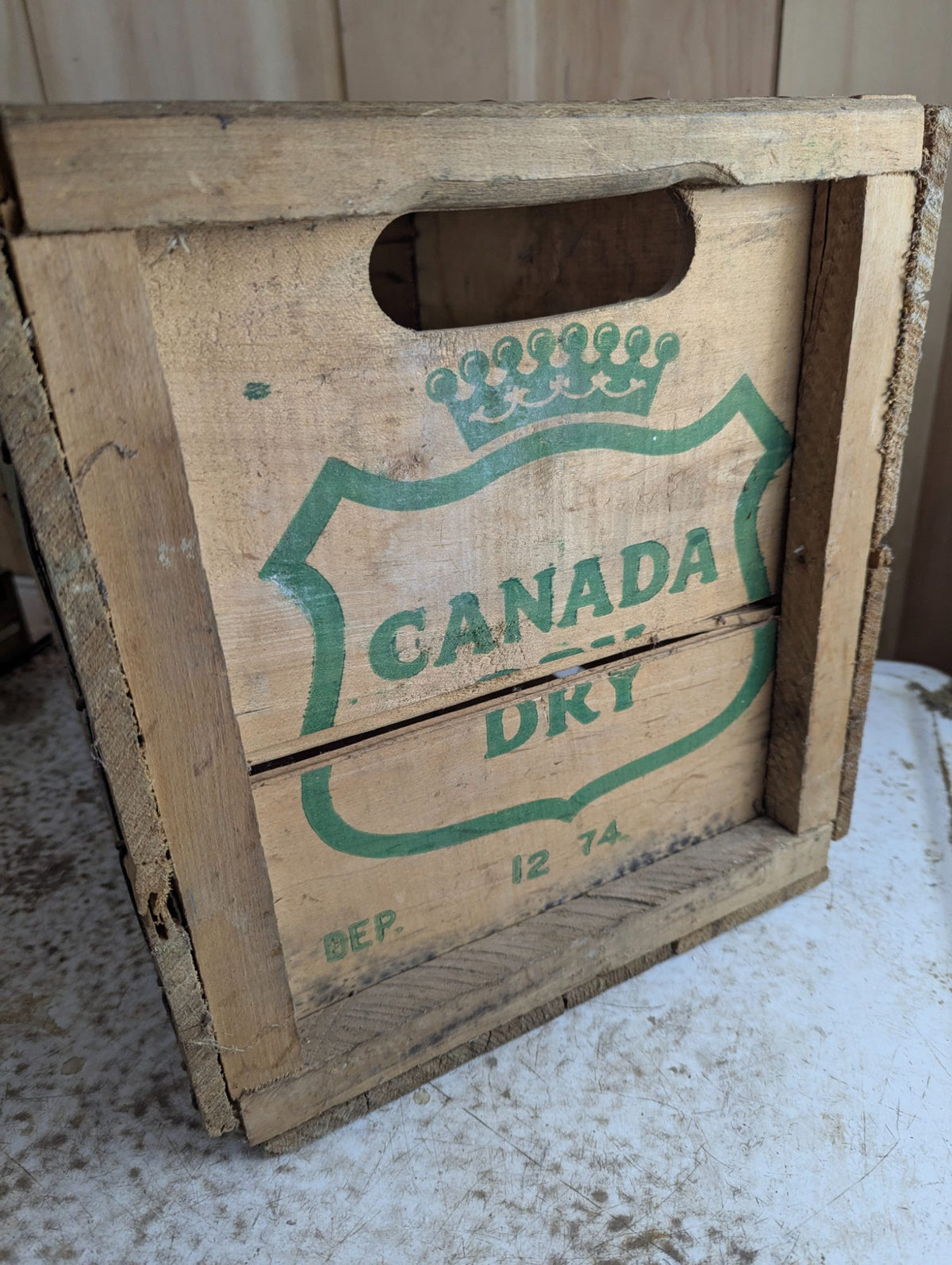 1974 Canada Dry Crate