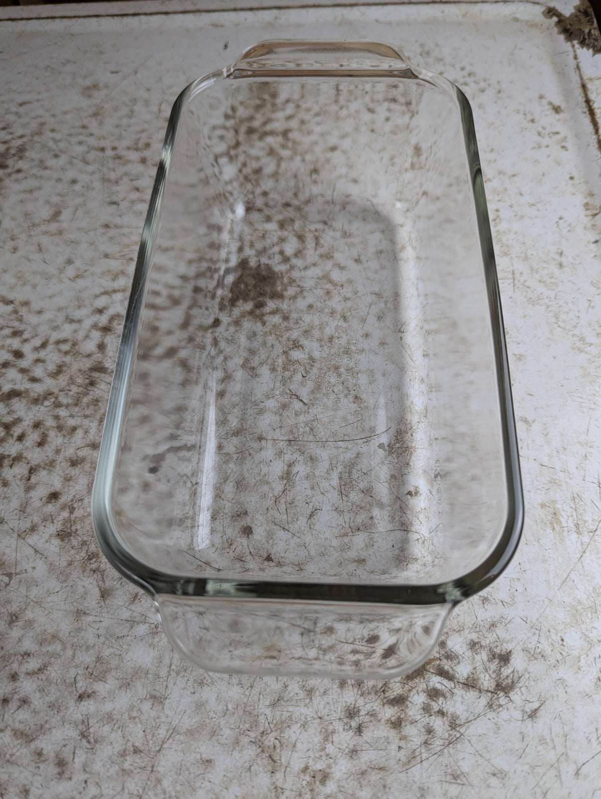 Vintage Pyrex 1.5 Qt Glass Loaf Pan