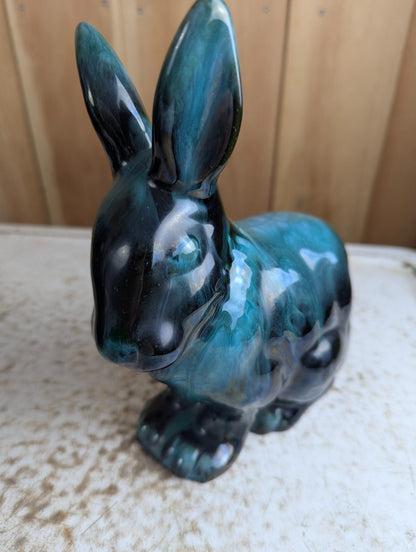 Vintage Blue Mountain Pottery 7" Tall Sitting Rabbit Figurine BMP