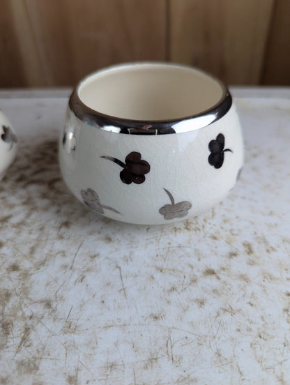 Vintage Sandland Ware Cream and Sugar Set