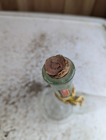 Vintage Miniature Spanish Porron Bottle Destilerias A. Nadal S.A.