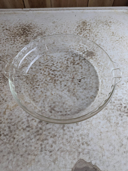 Vintage Pyrex 229 9.5" Glass Flavor-Saver Deep Dish Pie Plate