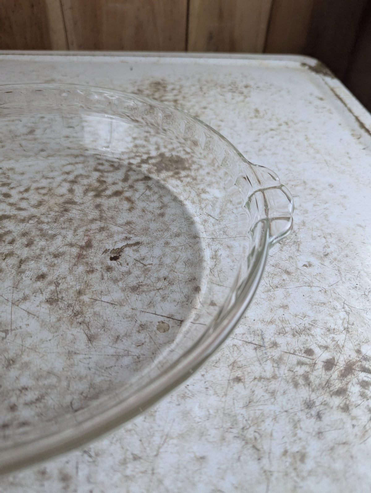 Vintage Pyrex 229 9.5" Glass Flavor-Saver Deep Dish Pie Plate