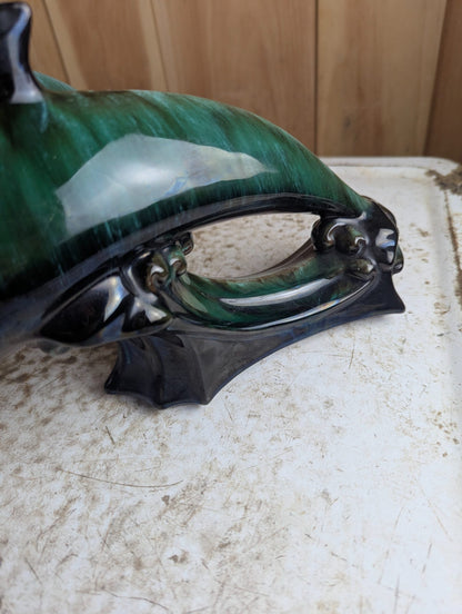 Pair of Vintage Blue Mountain Pottery Dolphin Figurines BMP 12" Long