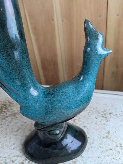 Vintage Blue Mountain Pottery Bird Sculpture BMP 17" Tall