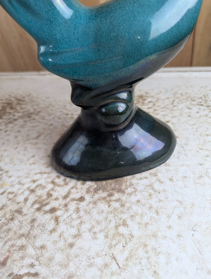 Vintage Blue Mountain Pottery Bird Sculpture BMP 17" Tall