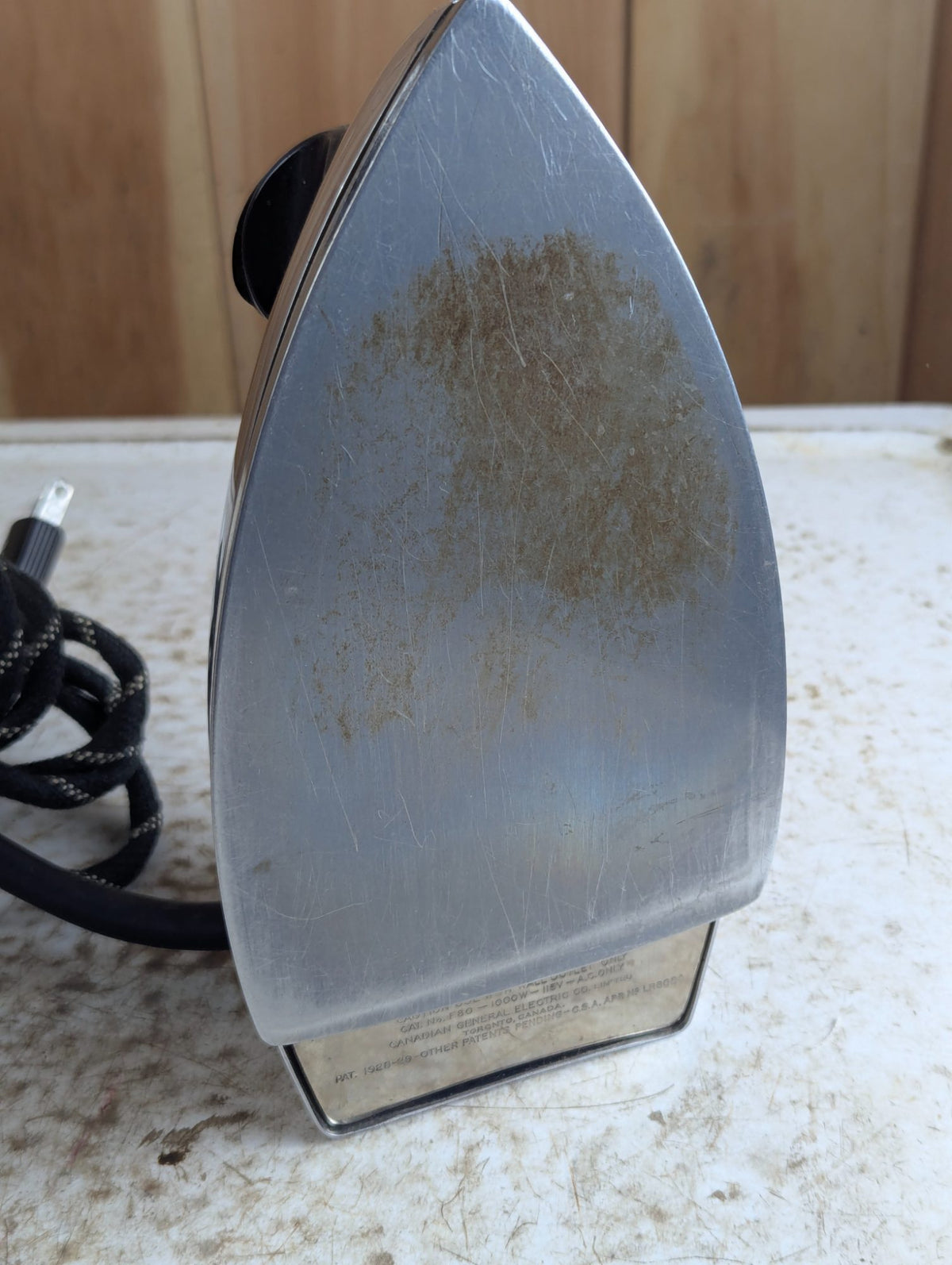 1950s General Electric Featherweight Iron F80 - Tested Working
