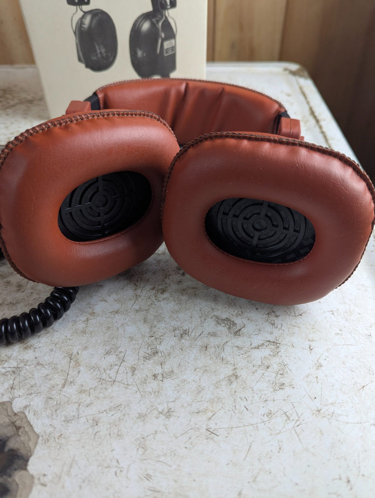 1970s Futura Dynamic Stereo Headphones - Tested Working with Box